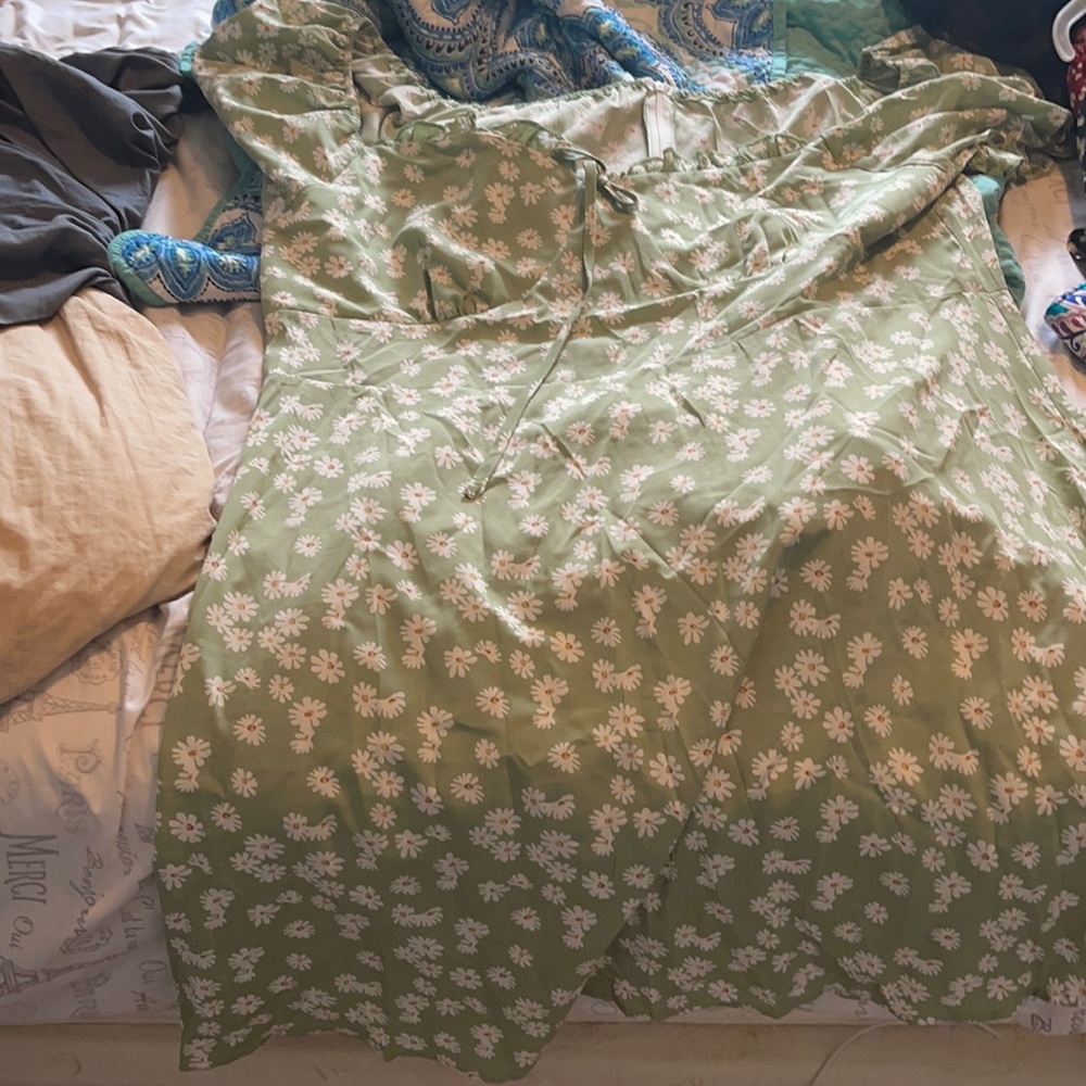 Shein Floral milkmaid dress size 5x